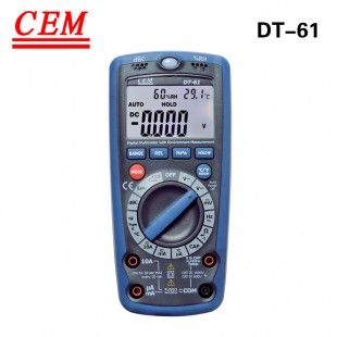 CEM华盛昌DT-61 六合一带环境表功能的数字万用表+噪音+温度+湿度+照度+非接触式电压测试