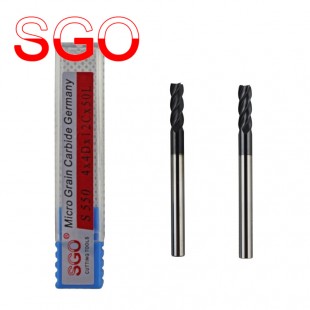台湾SGO 4刃平底钨钢铣刀 5-6mm