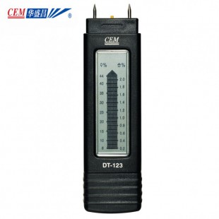 CEM华盛昌DT-123木材水分测试仪建筑材料水分测试