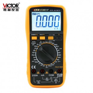 胜利仪器(VICTOR) 3 1/2位数字万用表 VC9801A+